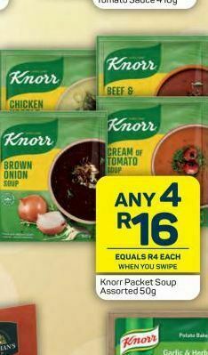 Knorr packet soup 4