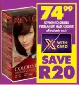 Shoprite Revlon colorsilk permanent hair colour offer