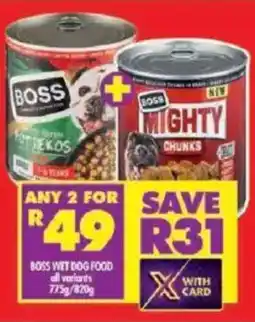Shoprite Boss wet dog food offer