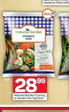 Nature's garden frozen mixed vegetables