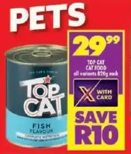 Shoprite Top cat cat food all variants offer