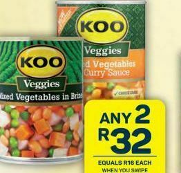 Pick n Pay Hypermarket Koo mixed vegetables 2 offer
