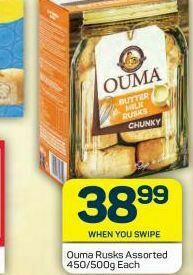 Pick n Pay Hypermarket Ouma sliced rusks offer