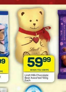 Pick n Pay Hypermarket Lindt chocolate bear offer
