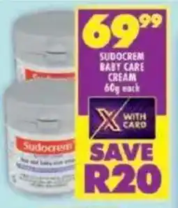 Shoprite Sudocrem baby care cream offer