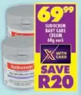 Shoprite Sudocrem baby care cream offer