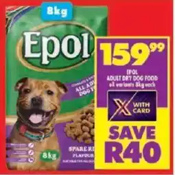 Shoprite Epol adult dry dog food offer