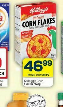 Pick n Pay Hypermarket Kellogg's corn flakes offer