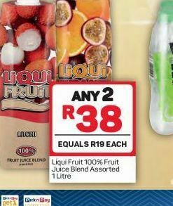 Pick n Pay Hypermarket Liqui-fruit fruit juice 2 offer
