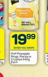 Pick n Pay Hypermarket Pnp pineapple in syrup offer