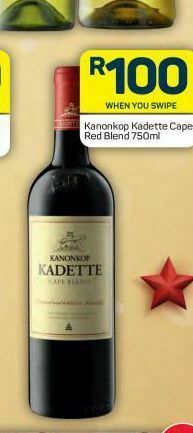 Pick n Pay Hypermarket Kanonkop kadette wine offer