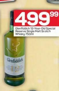 Glenfiddich 12 yo scotch whisky