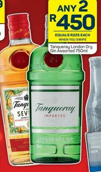 Pick n Pay Hypermarket Tanqueray gin 2 offer