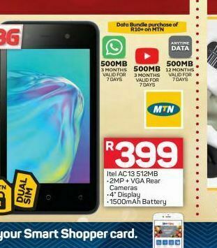 Pick n Pay Hypermarket Itel ac13 512mb offer