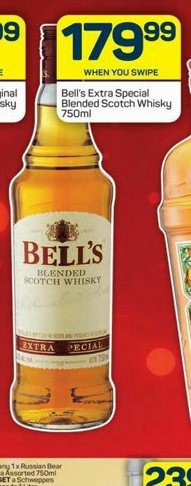 Pick n Pay Hypermarket Bell's whiskey offer