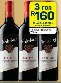 Pick n Pay Hypermarket Nederburg wine 3 offer