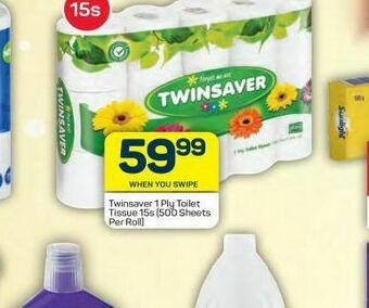 Pick n Pay Hypermarket Twinsaver toilet rolls offer