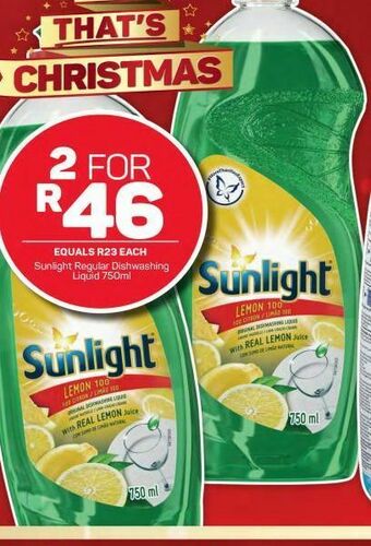 Pick n Pay Hypermarket Sunlight dishwashing liquid 2 offer