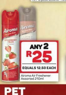 Pick n Pay Hypermarket Airoma air freshener 2 offer