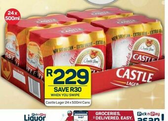 Pick n Pay Hypermarket Castle lager offer