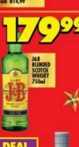 Shoprite Liquor J&b whisky offer