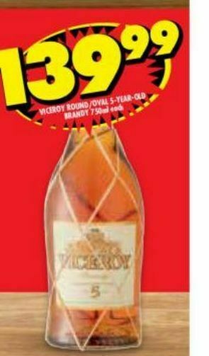 Shoprite Liquor Viceroy brandy offer
