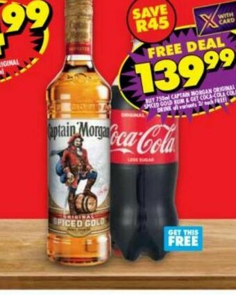 Shoprite Liquor Captain morgan rum offer