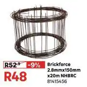 Leroy Merlin Brickforce 2,8mm x 150mm x 20m NHBRC 81415456 offer