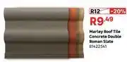 Leroy Merlin Marley Roof Tile Concrete Double Roman Slate 81422541 offer