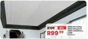 Leroy Merlin White PVC Ceiling Panel With Groove T6mm x W250mm x L3.9m 81456075 offer