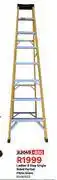 Leroy Merlin Ladder 8 Step Single Sided Partial Fibre Glass 81490933 offer