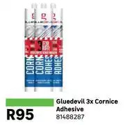 Leroy Merlin Gluedevil 3 x Cornice Adhesive 81488287 offer