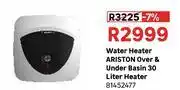 Leroy Merlin Ariston Over & Under Basin 30L Water Heater 81452477 offer
