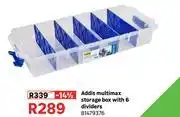 Leroy Merlin Addis Multimax Storage Box With 6 Dividers 81479376 offer