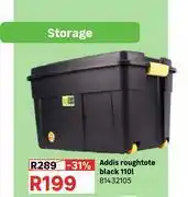 Leroy Merlin Addis 110L Black Roughtote 81432105 offer