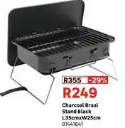 Leroy Merlin Charcoal Braai Stand (Black) L35cm X W25cm 81441641 offer