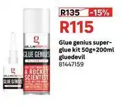 Leroy Merlin Gluedevil Glue Genius Super Glue Kit 50g + 200ml 81447159 offer