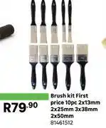 Leroy Merlin First Price Brush Kit 81461512 (10Pc) offer