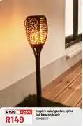Leroy Merlin Inspire Solar Garden Spike LED Beacon (Black) 81465517 offer