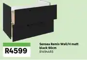 Leroy Merlin Sensea Remix Wall/H (Matt Black) 90cm 81494485 offer