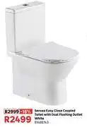 Leroy Merlin Sensea Easy Close Coupled Toilet With Dual Flushing Outlet (White) 81488743 offer