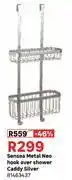 Leroy Merlin Sensea Metal Neo Hook Over Shower Caddy (Silver) 81463437 offer