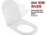 Leroy Merlin Sensea Neo Slim Round Toilet Seat (White) 81462327 offer