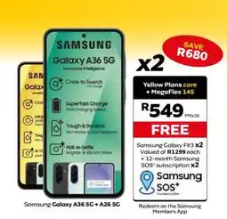 MTN Samsung Galaxy A36 5G + A26 5G offer