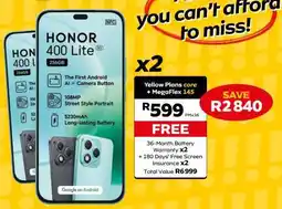 MTN HONOR 400 Lite offer