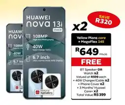 MTN Huawei Nova 13i offer