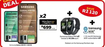 MTN Samsung Galaxy A56 5G + A36 5G offer