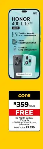 MTN HONOR 400 Lite offer