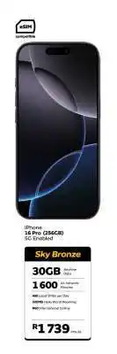 MTN iPhone 16 Pro (256GB) offer
