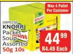 KitKat Cash and Carry Knorr Packet Soup Assorted offer